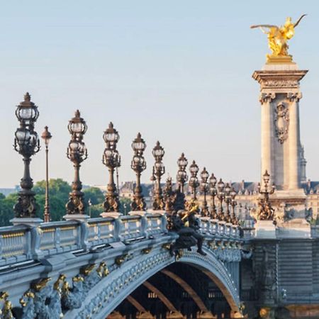 Joie Paris Tour Eiffel - Rue Cler Apartment Luaran gambar